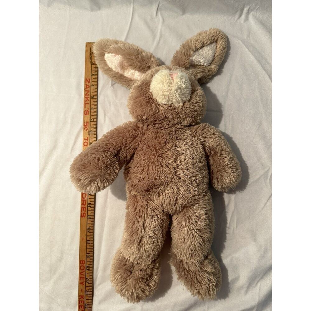 Build A Bear BAB 20" Plush Tan Bunny Rabbitt Posable Ears Pre-Loved Cudly - Picture 6 of 6